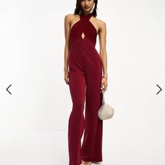 FOREVER21 amber jumpsuit with pockets Sz S (Fit 8-10UK) - Bnwt Rrp 34.99