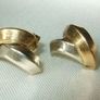 Vintage Hallmarked 9ct White/Yellow Gold Earrings Image 6