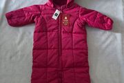 3-6months, With Tags Baby Gap Pink 'Warmest Bundler' Convertible Snowsuit/Footmuff