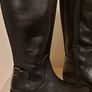 Brand New in Box Clarks Black Leather Knee High Boots - Size 5 EE Image 3