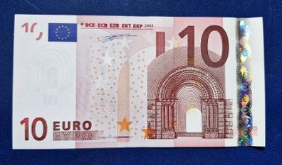 Ireland T 2002 Duisenberg 10 Euro Unc Banknote