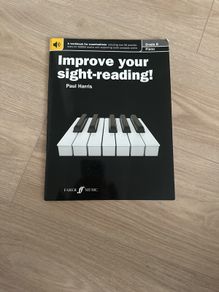 improve your sight reading by Paul Harris piano book