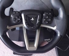 playstation steering wheel and peddles