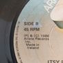 Carly Simon 7" Vintage Cut Vinyl Record 1986 "IRISH PRESSING" Made In Ireland (Very Rare And Collectable 7" Vinyl Record) Image 8