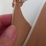 New White Slingback Flats Size 39 Image 3