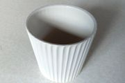 White Plant Pot (good Condition)
