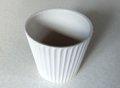 White Plant Pot (good Condition)