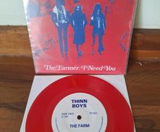 Thin Lizzy - The Farmer - 1990 Unofficial Release - Red Vinyl