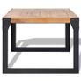 Coffee Table Solid Acacia Wood 100x60x45 cm Image 3