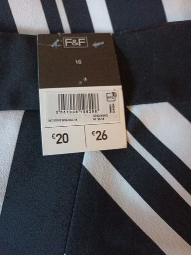 F&F  Stripe  Skirt.  S.16.     B.N.W.T.