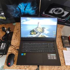 Gaming Laptop Clevo Erazer i5 12450H 8/12 RTX4050 6GB 100W 16GB DDR4 3200Mhz 750GB Nvme Pcie 4.0 17.3" FHD 144hz Ips 300nits Win11 RGB Cooler Mouse