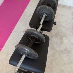 50kg hit fitness dumbells