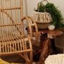 Rustic Design Side Table Tree Small Nature (FREE POSTAGE) Image 7