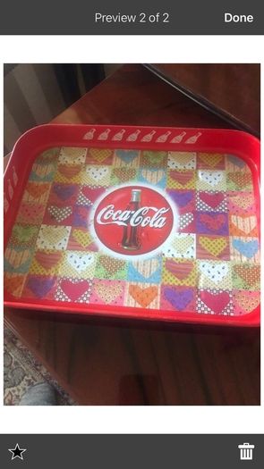 Coca Cola Metal Tray