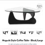 Noguchi style coffee table Image 4