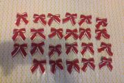 23 Christmas tree bow decorations