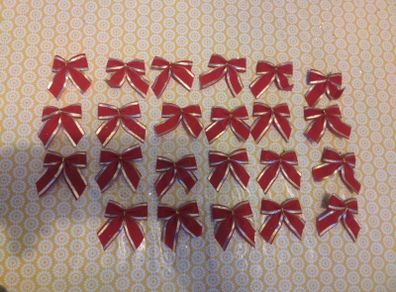 23 Christmas tree bow decorations