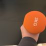 Orange Dumbbell Home Gym Weight 3 KG Image 2