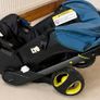 Baby Car Seat & Stroller, Black & Blue Image 2