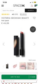 Victoria Beckham Posh lipstick shade Pout