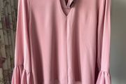 blouse Bnwt size 10 dusky pink high neck blouse
