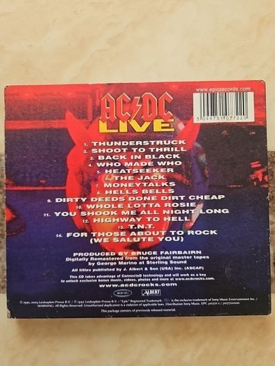 Acdc  Cd - Live