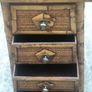 Solid wood bamboo and rattan weave 4 drawer chest of drawers Image 6