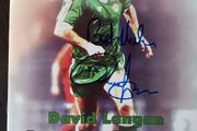 Dave Langan benefit night brochure signed by 13 Irish legends