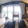 Large white bifold pvc door ,grey wrap on outside Image 3