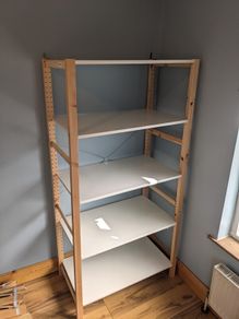 Ikea open shelves