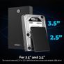 Sabrent Hard Drive Enclosure, Lightning Fast Transfer Speeds 5Gbps, SATA to USB HDD Enclosure for 2.5 3.5 inch SSD HDD Disks - 22TB, USB Cable Included, Tool-free Hard Drive Docking Station (EC-KSL3) - Boxed Image 8
