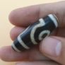 Himalayan Tibetan Beautiful 2 Eyes Vintage Agate Dzi Bead Amulet Image 7