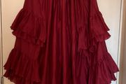 Burgundy dress ASOS design size L
