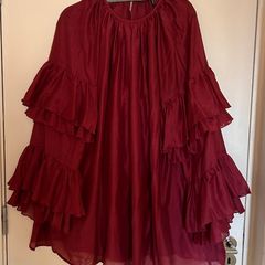 Burgundy dress ASOS design size L