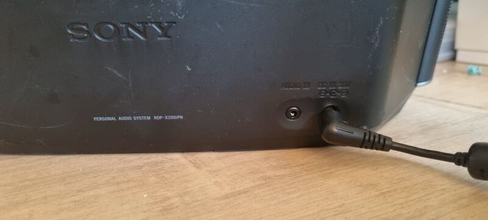 Sony RDP-X200iPN Personal Audio System Bluetooth Speaker with Power Supply