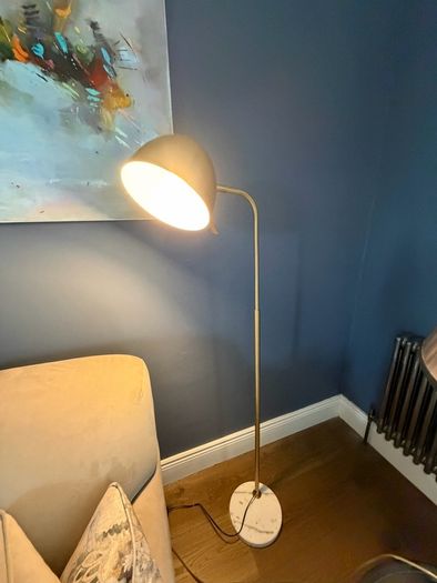 2 matching floor lamps