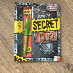 Secret Stuff Activity Book with Invisible Ink Pen