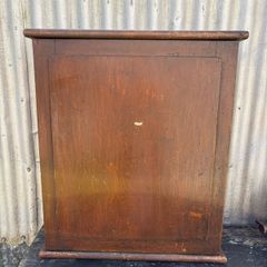 Antique Industrial School woodwork cabinet c1920