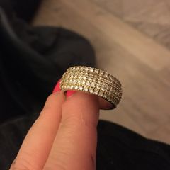Man's gold plated sterling silver