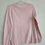 Tommy Hilfiger Pink V-Neck Cotton Knit Jumper Size XL Image 5