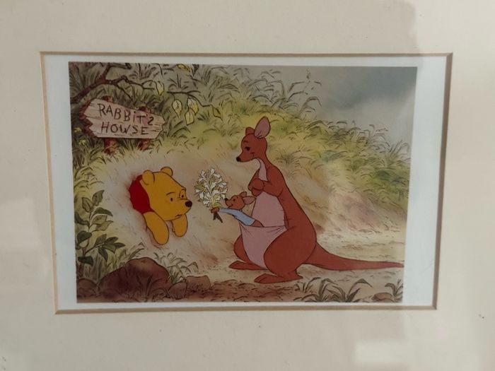 Framed Disney Winnie the Pooh Wall Art (4 Scenes) - 64 x 30cm
