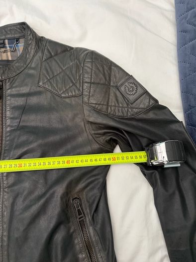 Belstaff Outlaw Charcol leather jacket IT48