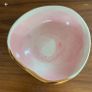 Small porcelain bowl - pink and gold Image 2