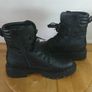 Esmara Black Combat Boots Side Zip Chunky Sole Size UK 6.5 EUR 40 Image 7