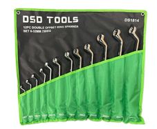 Dsd Tools 12pc Double Offset Ring Spanner Set 6-32mm 75deg