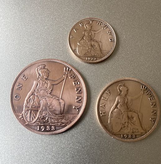 UK, 3 From 1933. Free Post