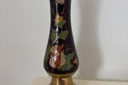 Brass/Enamel Cloisonne Bud Vase