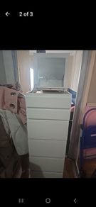 Malm tall dresser with mirror