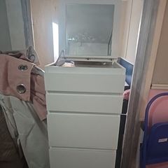 Malm tall dresser with mirror