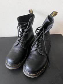 Dr. Martens 1460 Pascal Black Real Leather Boots UK 5
